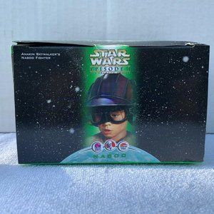 Vtg Anakin Skywalker's Naboo Fighter Star Wars Toy